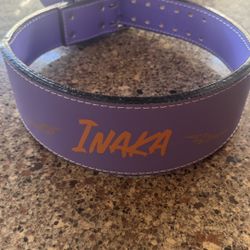 Inaka Weightlifting Belt – Purple/Orange 
