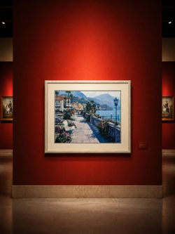Howard Behrens “Bellagio Promenade” Framed