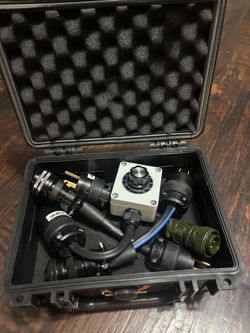 Hard Case with Electrical Connectors and Timer