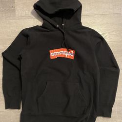 Supreme Comme des GARCONS CDG Box logo hoodie SS17 size M 