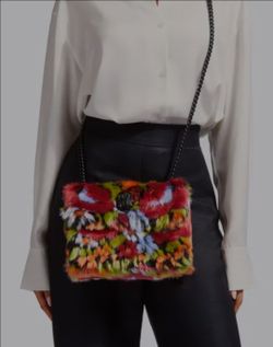 Kurt Geiger Faux Fur bag
