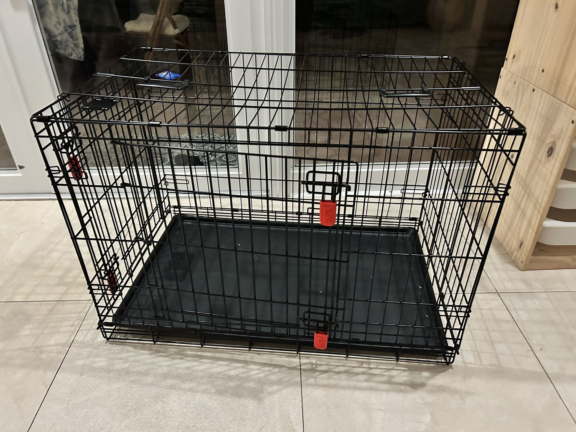 KONG Ultra-Strong Double Door Wire Dog Crate - 36"