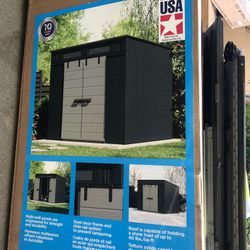 Outdoor storage shed!! Brand New OPEN BOX! SERIOUS BUYERS ONLY!