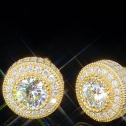 Circle diamond earrings vvs1 (BIO)