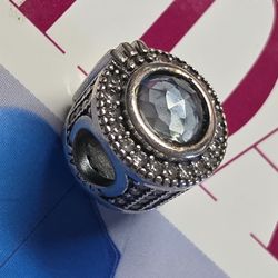 Pandora Crown  Blue Sparkle charm
