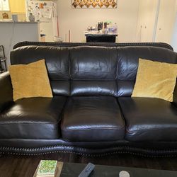 💯 % Leather Couch
