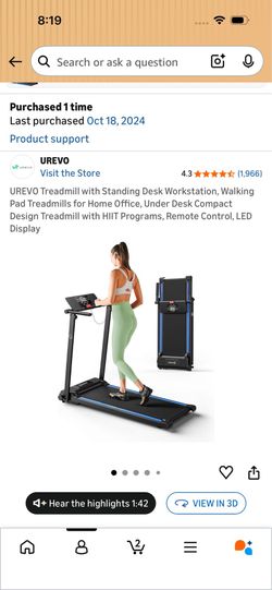 Urevo Treadmill