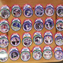 1992 Coca-Cola Hardees Major League LineUp Baseball Collector Card Complete Set