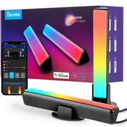 Govee Smart LED Light Bars, Work with Alexa and Google Assistant, Black H60561