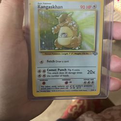 Kangaskhan 5/64 Jungle Set Unlimited Holo Rare WOTC 1999 Pokémon TCG Card - LP