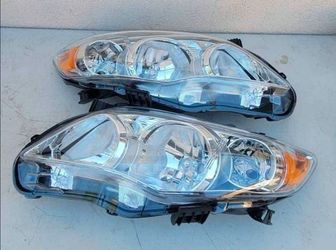 11-13 Toyota Corolla Headlights Luces Micas Calaveras Faros Faroles Focos Headlamps