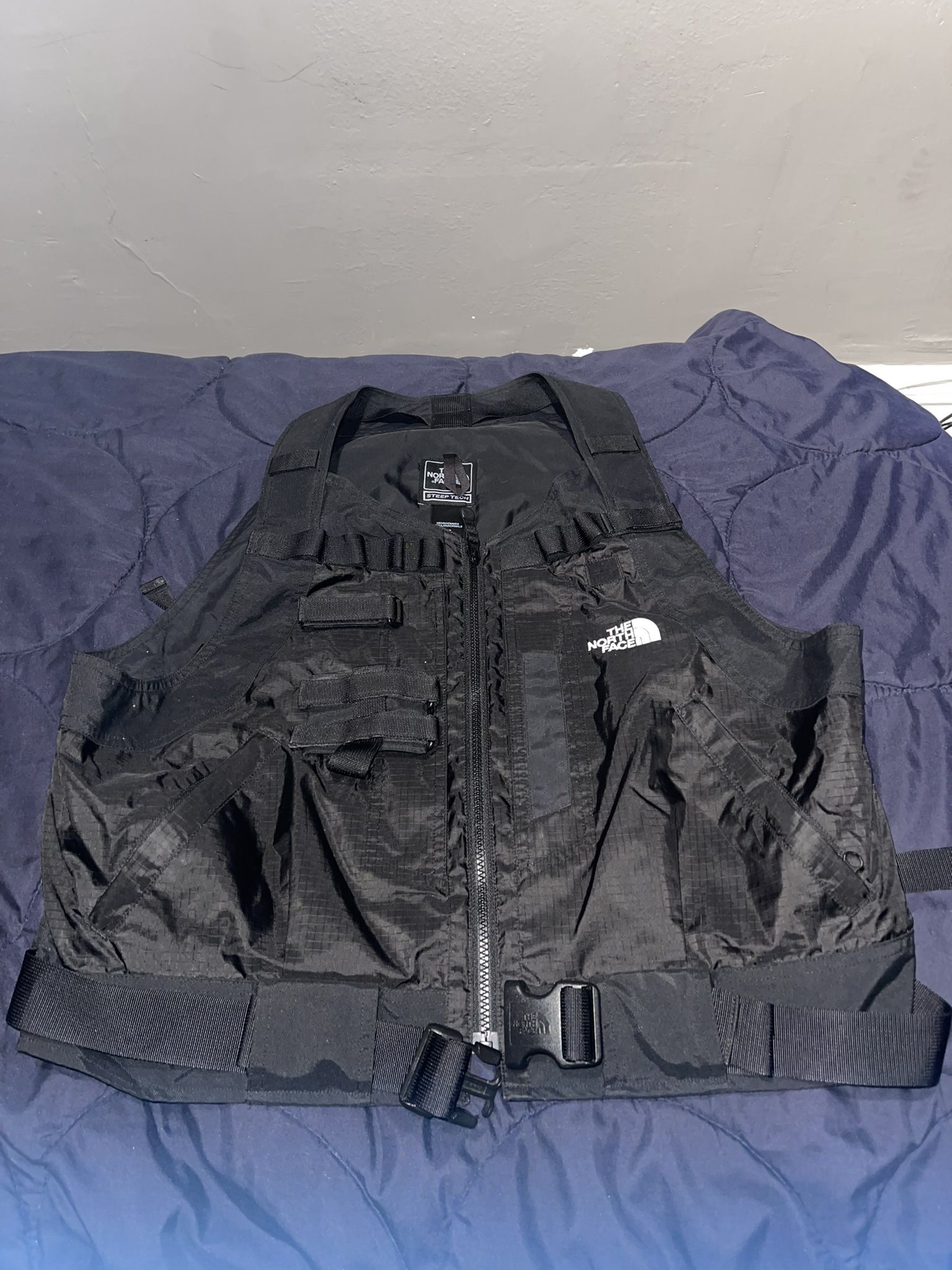 The North Face Heli Vest Size Large Steep Tech Black