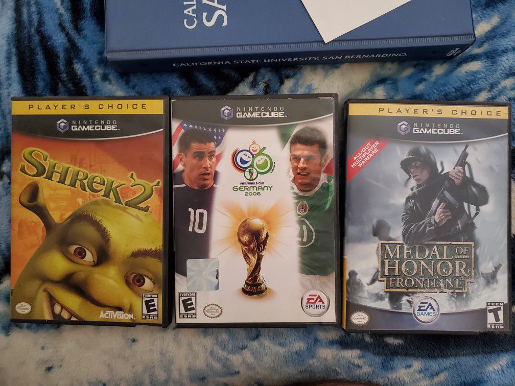 Shrek 2, MoH Frontline, MoH European Assault, Fifa world Cup 2006