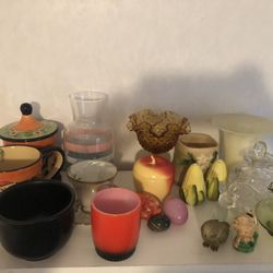 Glass Collectible Lot Art Decor