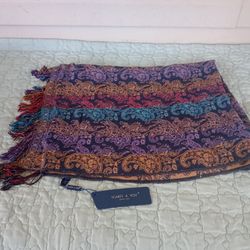 4You Scarf Multicolor Goldline GmbH Made in Germany 27"x71"