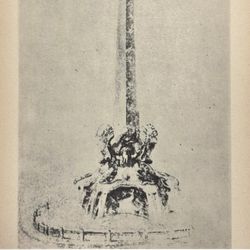 FOUNTAIN Giovanni Gian Lorenzo Bernini Fine Art Print Antique Vintage Original 1940’s Italy Italian Printed Collectible PROJECT - PROGETTO