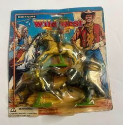 Britains Wild West Mounted Cowboy Figure Set