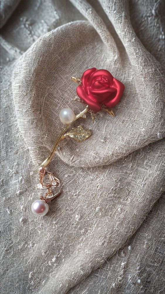 Rose Brooch