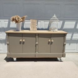 Taupe Color Cabinet/TV Stand 