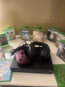 Xbox One X Bundle with Controller, Headset & Games