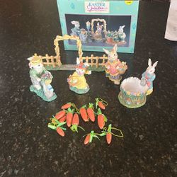 Easter Bunny Family Decoration 