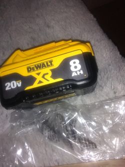 Dewalt xr 8amp batteries $80 each