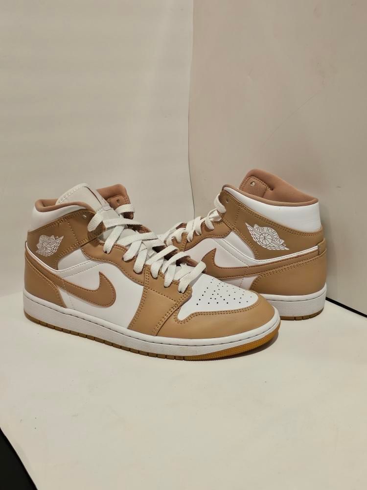 Jordan 1 Mid 10m Tan Gym