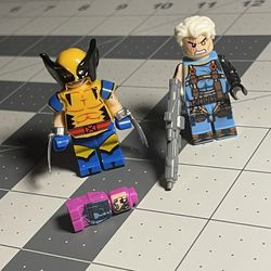 X Men Wolverine And Cable  Mini Figures X-men 97 - Marvel Vs Capcom