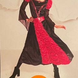 Large Vampire Dress With Cape