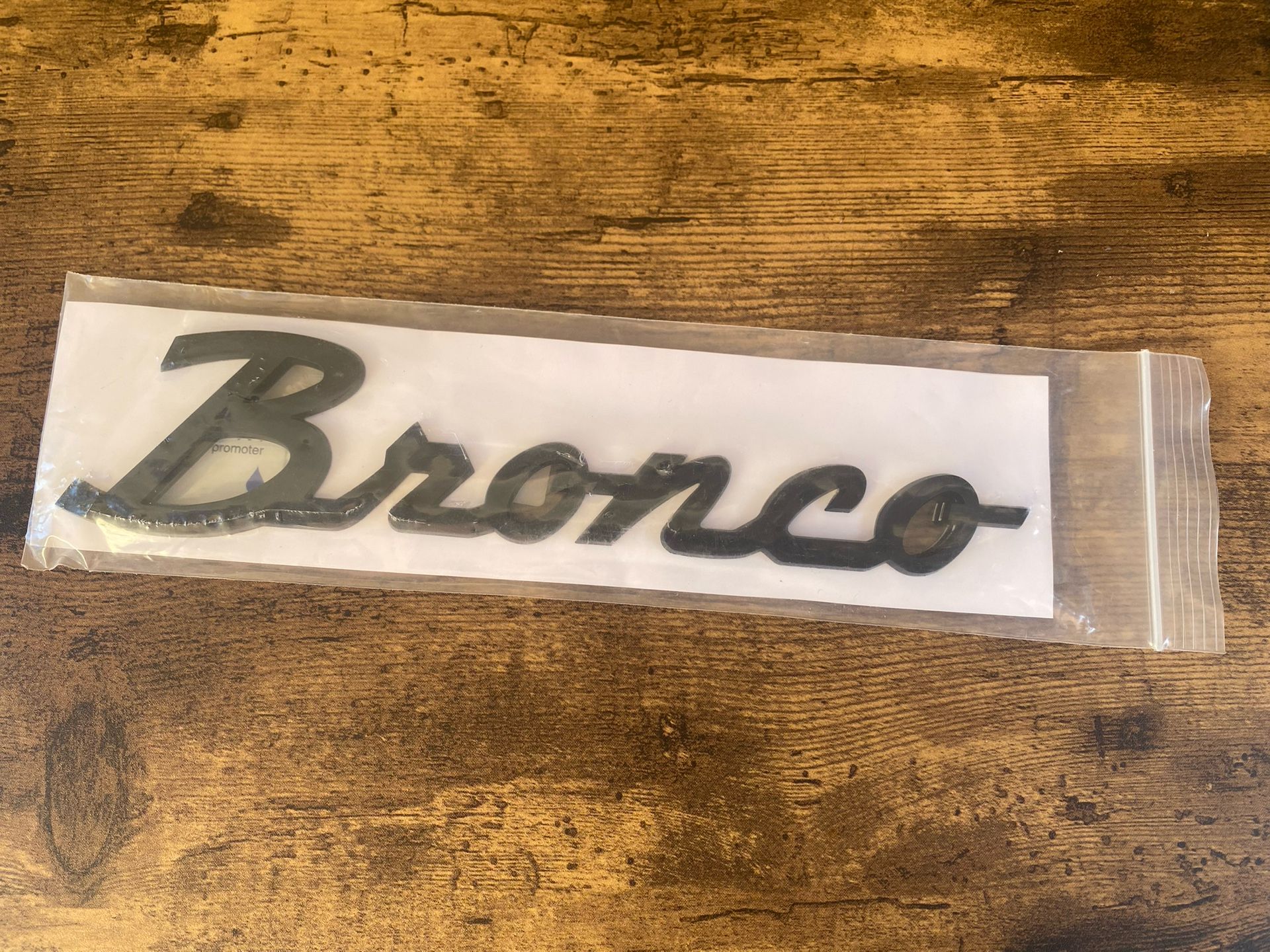 Bronco 3D Emblem Decal
