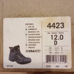  Size 12D. Red Wing Boots.  # 4423.   D width    Size 12 Men's 