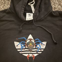 Adidas x Keiichi Tanaami Hoodie – Rare Spider/Skull Graphic – Black - 2XL