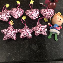 Girls Christmas Ornament Lot