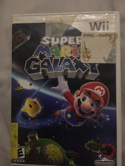 Nintendo wii super Mario galaxy
