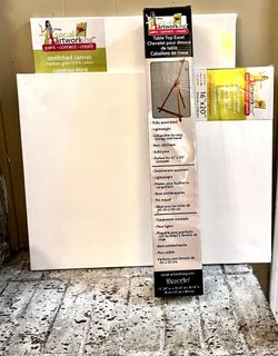 Art Canvas And Easel