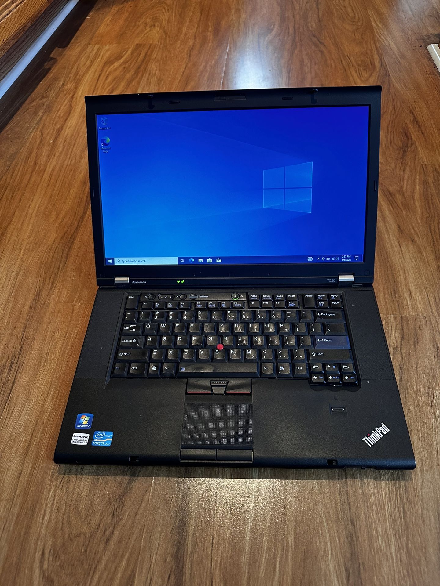 Lenovo ThinkPad T520 core i7 2nd gen 8GB RAM 256GB SSD Hard Drive