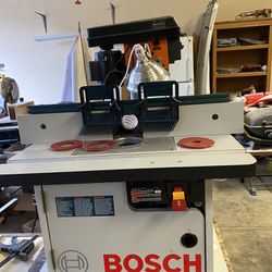 Bosh Router Table And Dewalt Router 