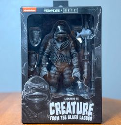 NECA Teenage Mutant Ninja Turtles Leonardo Creature From The Black Lagoon
