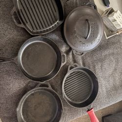 Cast Iron Pans And Dutch Oven
