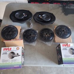 Car ATV & Marine speakers all you see in pics $60