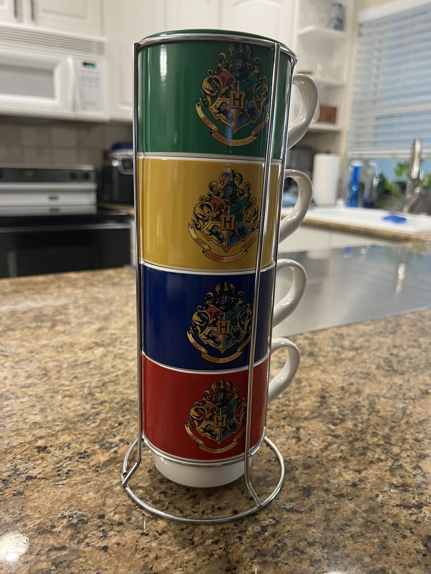 Harry Potter Coffee Cup Set With Stand 