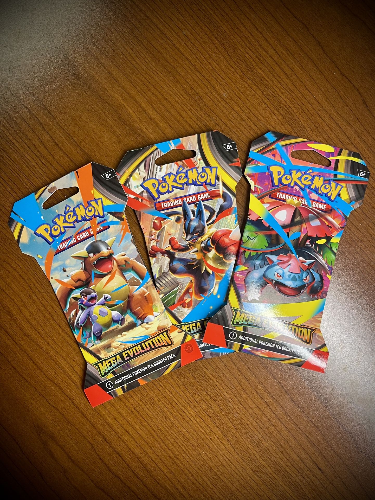 3x Mega Evolutions Booster Packs (New, Unopened)