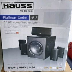 Hauss speaker and subwoofers