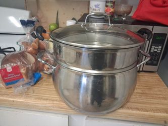 13.5 quart Master Chef Stainless steel steamer