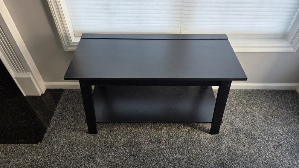 Small Black Wooden Table