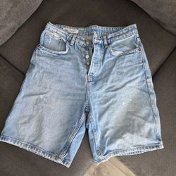 Zara Men Shorts Waist Sz 38