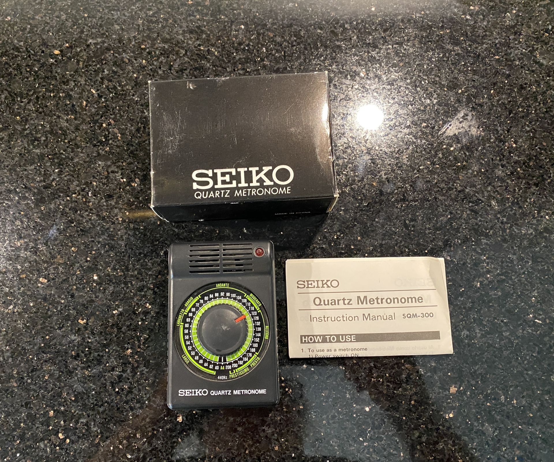 SEIKO Quartz Metronome & Tuner SQM-300