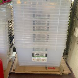 COSTCO Clear Totes for $5.00 a piece. Prestige Condition.