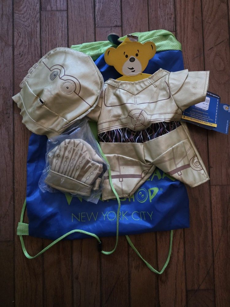 Build A Bear C-3p0 Star Wars Outfit