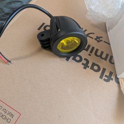 2" Yellow Fog Lights (2 Pack)